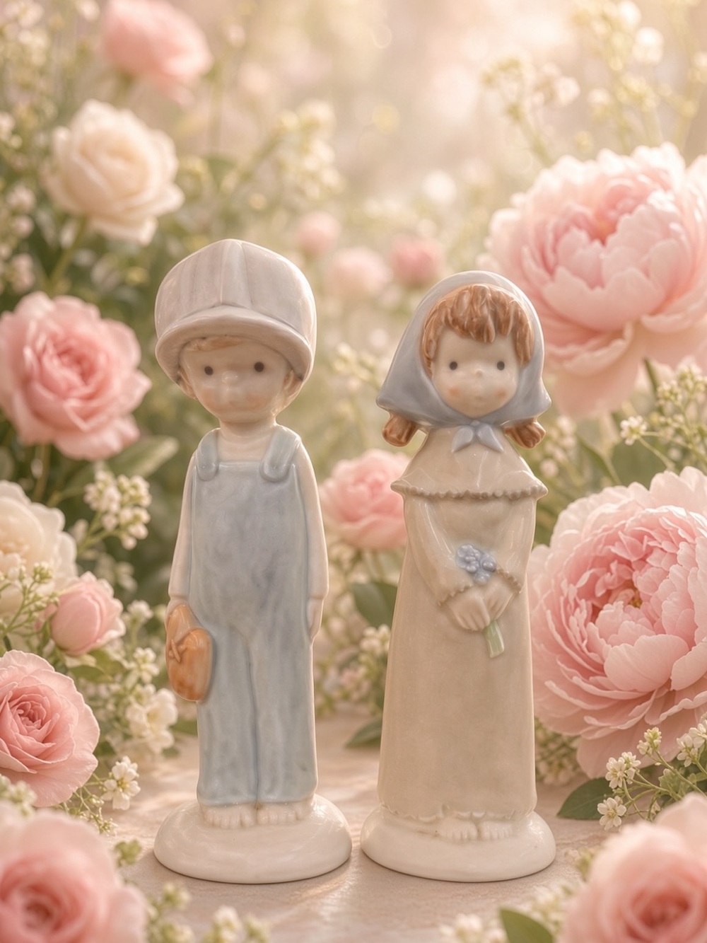 Enesco Kinka Japan
Boy & Girl Figurines - Vintage Retired Vintage